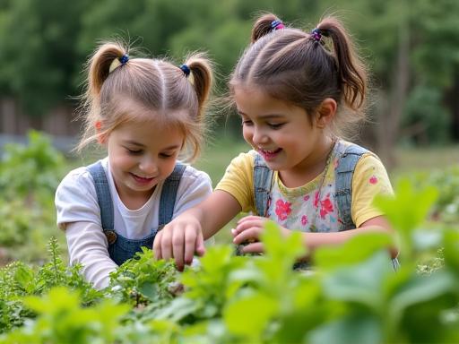 School healing garden for children